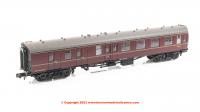 374-187E Graham Farish BR Mk1 BSK Brake Second Corridor Coach number E35344 in BR Maroon livery